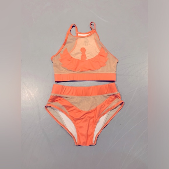 CXIX goddess mesh peach sand set XXS - Picture 1 of 8